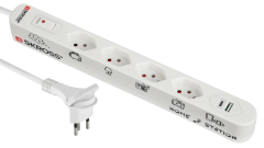 SKROSS Home Station USB Retail white 69.41350 4xTyp13, 1x...