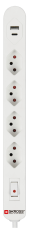 SKROSS Home Station USB Retail white 69.41350 4xTyp13, 1x...