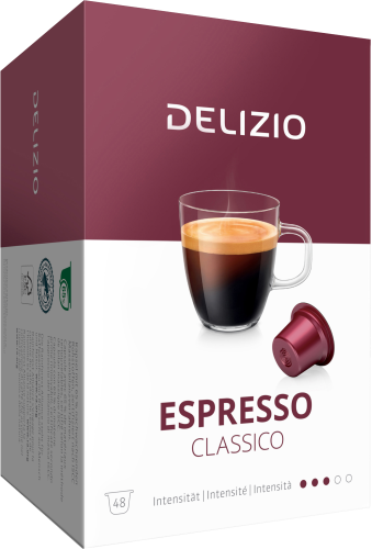 DELIZIO Kaffeekapseln 10185086 Espresso 48 Stk.