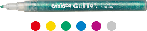 CARIOCA Fasermaler 42190 Glitter E-6
