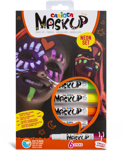 CARIOCA Mask-Up Fluo Box 43156 6 Stck