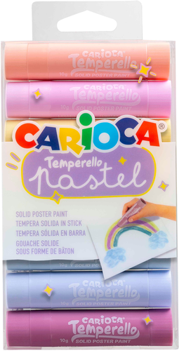 CARIOCA Posterfarbe Temperello Pastell 42673 ass E-8
