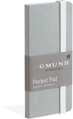 GMUND Pocket Pad 6.7x13.8cm 38077 dust, blanko 100 Seiten