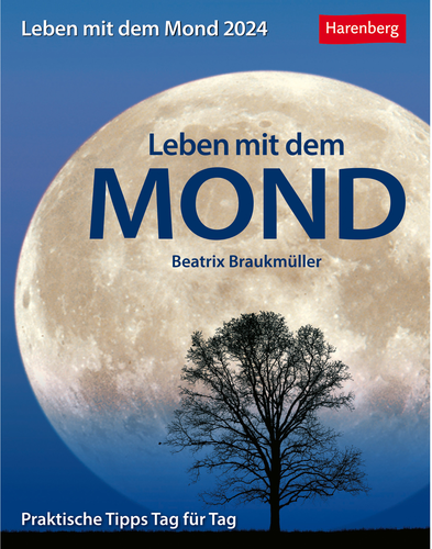 HARENBERG Abreisskalender Leben m. Mond 2899300+24 DE, 12,5 X 16cm 2024