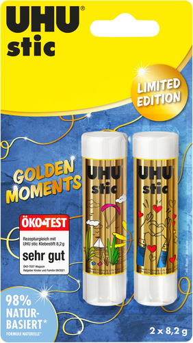 UHU Klebestift Stic 507814 Golden Moments 2x8.2g
