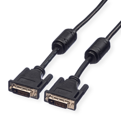 ROLINE DVI Kabel, (24+1) dual link 11.04.5525 Black,...