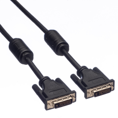 ROLINE DVI Kabel, (24+1) dual link 11.04.5525 Black,...