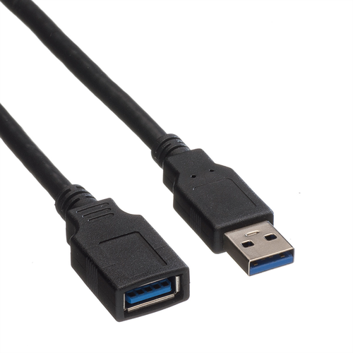 ROLINE USB-A-A, Verlngerungskabel 11.02.8978 Black, ST/BU, 3.2 Gen1 1.8m