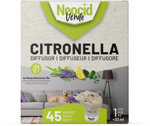 NEOCID EXPERT Citronella Diffusor 48034 inkl. therisches l 33ml