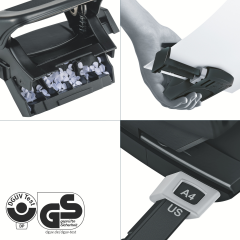 LEITZ Locher NeXXt Recycle 5010-00-95 schwarz, CO2 neutral 10 Blatt