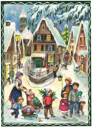SELLMER Adventskalender 800 1 Weihnachten im Dorf
