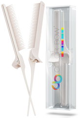 ColorBow Rat Tail Clip Comb Apple 2 Stk.