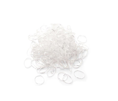 Trisa Mini Rasta-Haargummis transparent 10 mm 250 Stk.