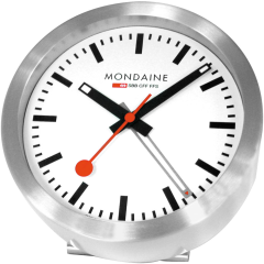 MONDAINE Wand / Tischuhr 125mm A997.16SBB.1 weiss,...