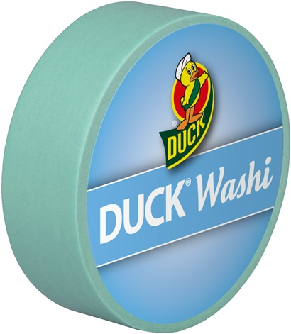Duck Tape WASHI Bnder Bright Blue 15 mm, Rolle 10 m