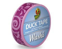 Duck Tape WASHI Bänder Purple Cirrus 15 mm, Rolle 10 m