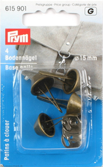 Prym Bodennägel für Taschen, altmessing 15 mm,...