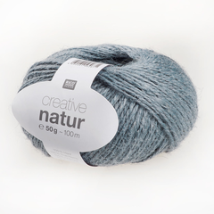 Rico Creative Natur, blaugrau 50 g, 100 m, 100 % HA