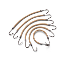 Trisa Haken Zopfgummis 12cm blond 6 Stk.