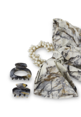 Trisa Fashion Perlen scrunchie mit Satin Schleife