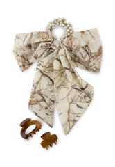 Trisa Fashion Perlen scrunchie mit Satin Schleife