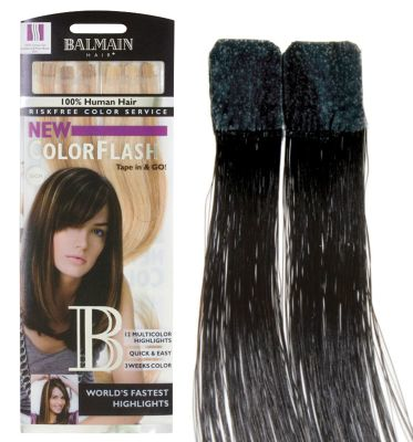 Balmain CF 25 cm dark espresso Color Flash human hair