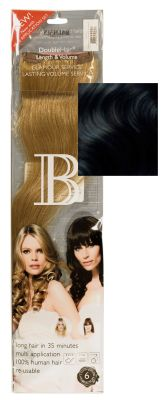Balmain DH LV 40cm 1B schwarz Double Hair Length & Volume