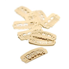 Balmain Double Hair Clips 10 Stück beige