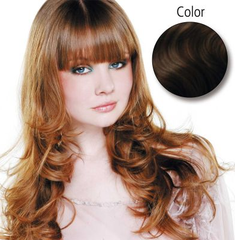 Balmain gewellt 45cm 6 lichtmocca 10 Stück Echthaar...