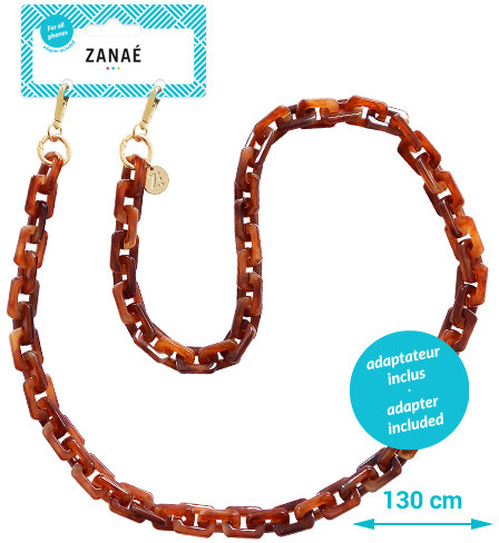 ZANA Phone Necklace Caramel 18321 Cosy Capuccino caramel