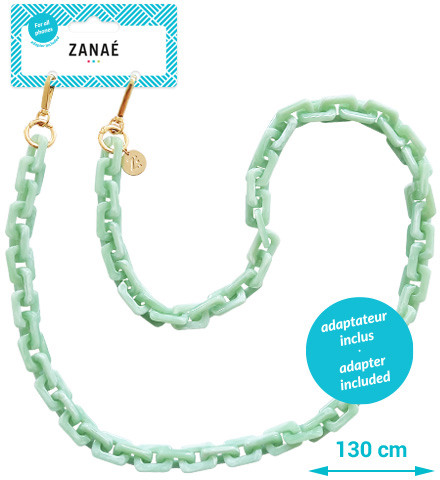 ZANA Phone Necklace Matcha 18323 Cosy Capuccino green