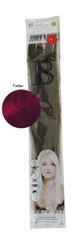 Balmain Straight 45cm plum 10 Stück Echthaar Fill-In...