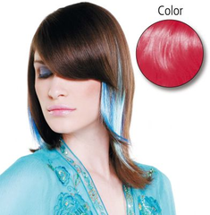 Balmain Straight Fantasy 45cm red 10 Stück Echthaar