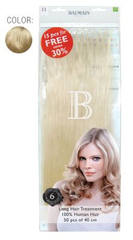 Balmain Value Pack 614 Natural Straight 40cm 50St....