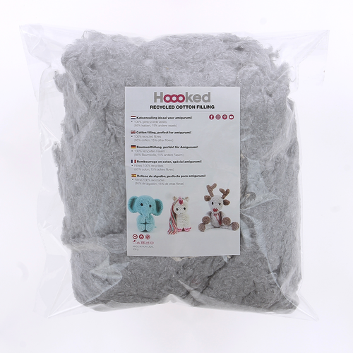 Hoooked Fllmaterial, cloud 250 g Beutel, 100 % recyceltes CO