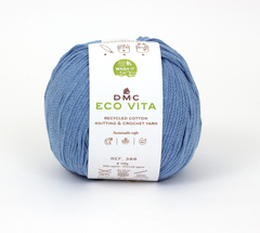 DMC Eco Vita, hellblau 3 mm, Knäuel 100 g, 100 % CO