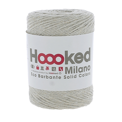 Hoooked Milano Eco Barbante, Biscuit Knäuel 200 g,...