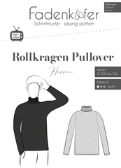Fadenkäfer Papierschnittmuster Rollkragen-Pullover...