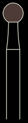 Busch Diamantschleifer 801 35 mm Ø