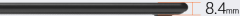 HUION Inspiroy Pen-Tablet MED Black RTM-500 8182Levels, 4...