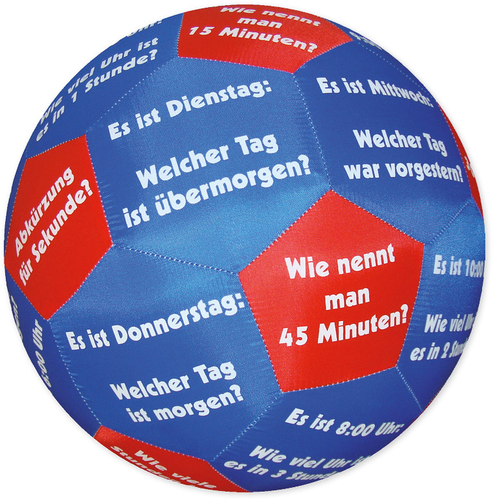 TIMETEX Lernspiel-Ball Pello 93576 Zeit und Wochentage