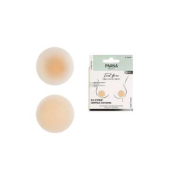 PARSA Silikon Nippel Pads, helles nude