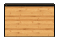 CEP Schreibunterlage 58.5x38.5cm 1008005301 schwarz/bambus