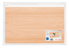 CEP Schreibunterlage 58.5x38.5cm 1008001021 weiss/buche
