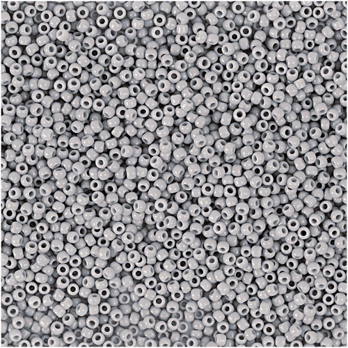 Rico Itoshii Bead Grau Opak 2.2 mm, 12 g, Lochung:  ca. 1,1 mm