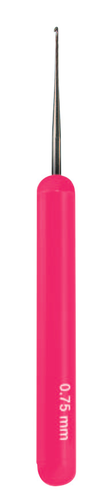Comair Strhnennadel mit Halter 0,75 mm pink