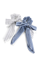 Trisa Fashion Denim Scrunchie mit Schleife