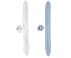 Trisa Fashion Denim Scrunchie mit Schleife