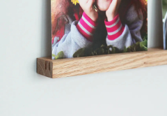 DEBEX Wand-Fotoleiste 30cm GLEDGE201300 Holz, magnetisch...