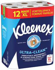 KLEENEX Haushaltspapier Ultra Clean 5815001 2-lagig 12 XL...